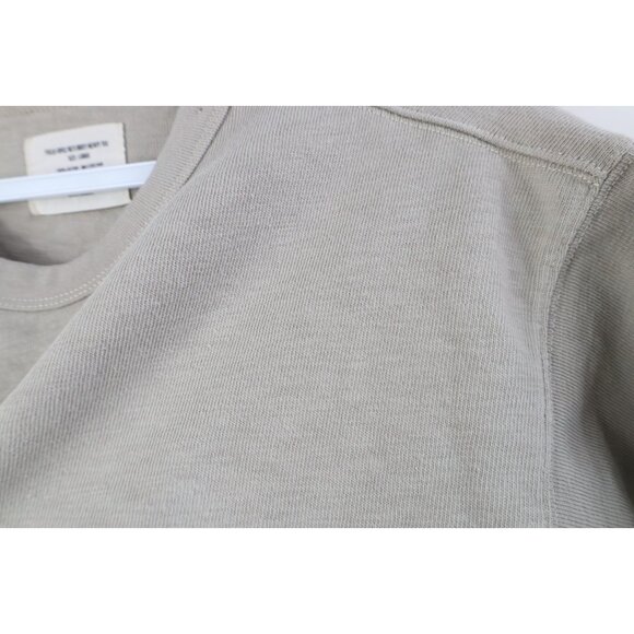 Buck Mason Mens Size Large Field Spec 90s Boxy Heavyweight T-Shirt Gray Cotton - Picture 5 of 11